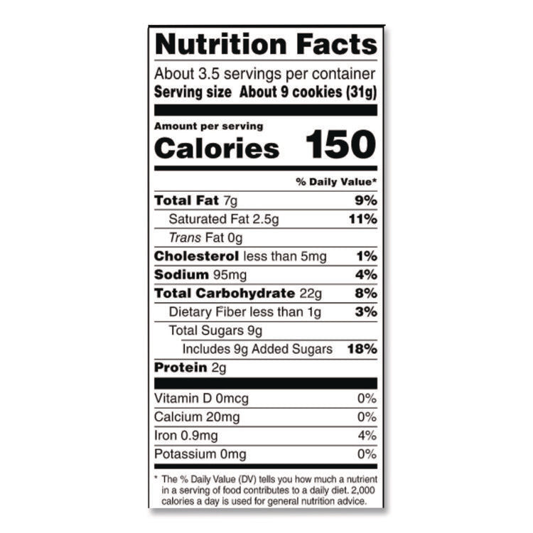 Mini Vanilla Creme Sandwich Cookies, 2.12 oz Packet, 60/Carton