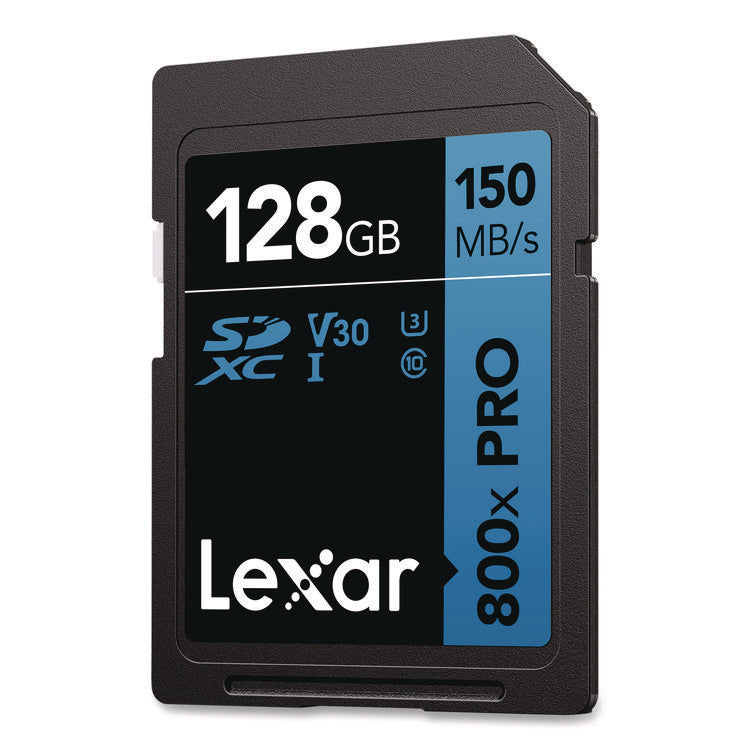 High-Performance PRO BLUE Series SDXC Memory Card, UHS-I V30 U1 Class 10, 128 GB