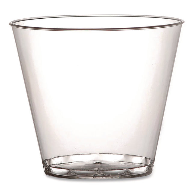 Plastic Tumblers, Squat, 5 oz, Clear, 20 Bag, 25 Bags/Carton