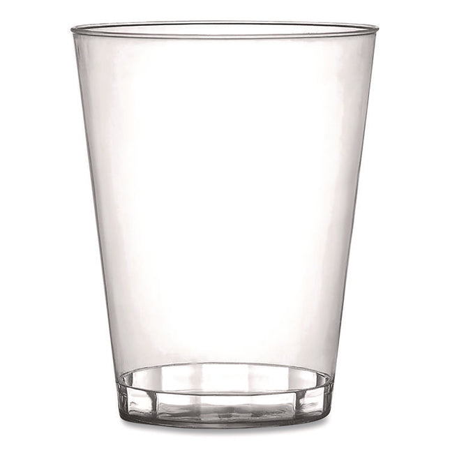 Plastic Tumblers, 8 oz, Clear, 20/Bag, 25 Bags/Carton