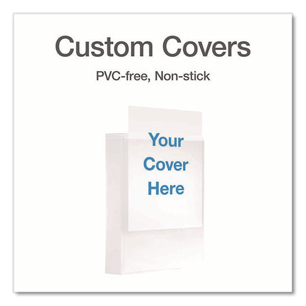 XtraLife ClearVue Non-Stick Slant-D Ring Binder, 3 Rings, 1.5" Capacity, 11 x 8.5, White