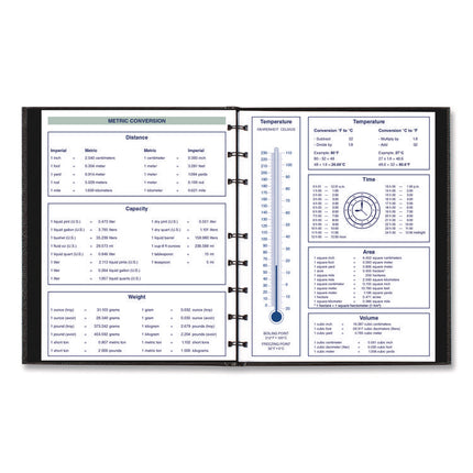 Plan and Link Monthly Planner, 9.25" x 7.25", Black Cover, 16-Months: Sept 2024 to Dec 2025