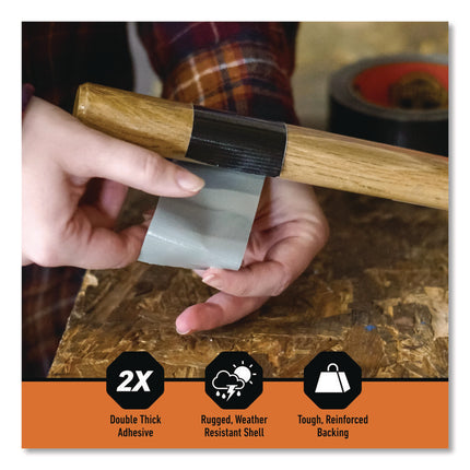 Gorilla Tape, 3" Core, 1.88" x 10 yds, Black