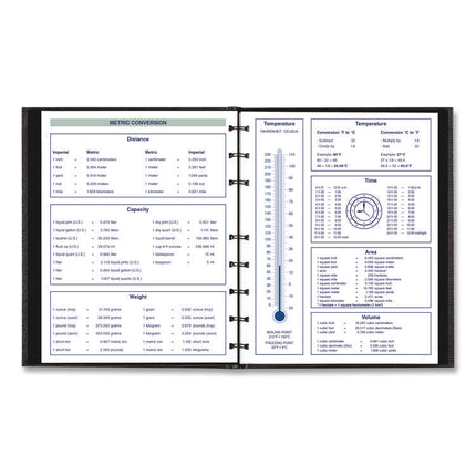 Plan and Link Weekly Appointment Planner, 11" x 9.06", Black Cover, 12-Month (Jan to Dec): 2025