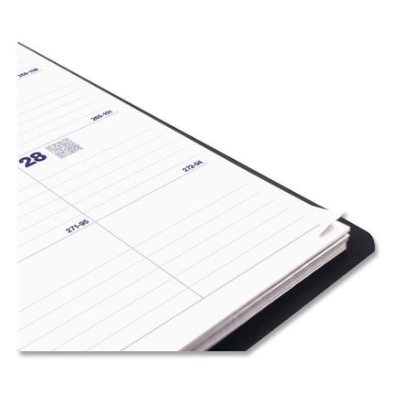 Plan and Link Monthly Planner, 11" x 9.06", Black Cover, 16-Months: Sept 2024 to Dec 2025