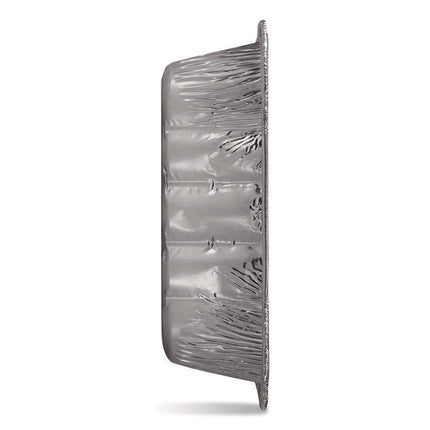 Square Cake Pan, 30 Gauge, 48 oz, 8 x 8 x 1.53, Silver, Aluminum, 200/Carton