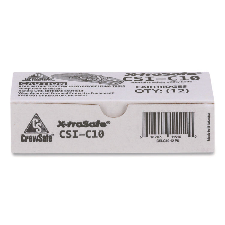 X-traSafe Blade Cartridges, Yellow, 12/Pack