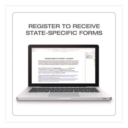 Living Will and Healthcare POA Form Kit with Instructions and Digital Download, 8.5 x 11, Unlimited Number of Forms