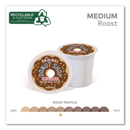 Donut Shop Coffee K-Cups, Regular, 0.39 oz, 48/Box