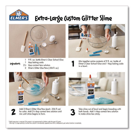 School Glue, 9 oz, Dries Clear