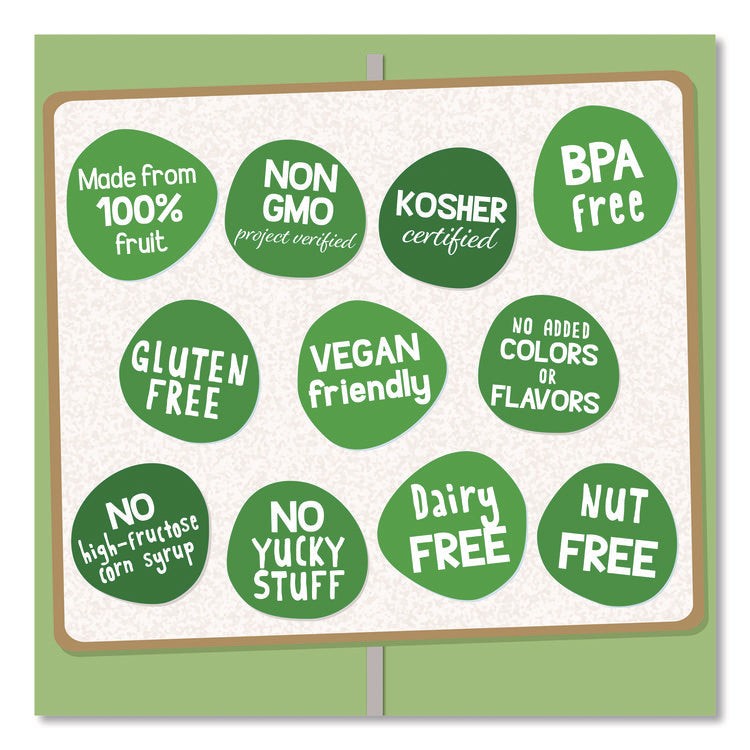 Fruit on the Go, (10) Apple/(10) Apple Cinnamon, 3.2 oz Pouch, 20/Box