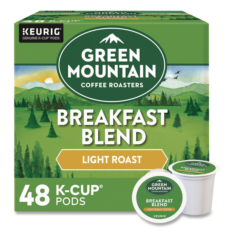 Breakfast Blend Coffee K-Cups, 0.31 oz, 48/Box
