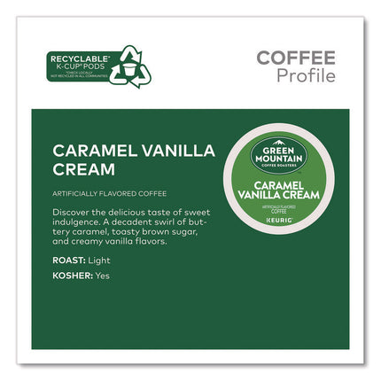 Caramel Vanilla Cream Coffee K-Cups, 0.33 oz, 48/Box