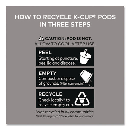 K-CUP PODS, DUNKIN' DECAF, 44/BOX