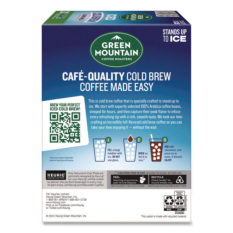 Almond Vanilla Brew Over Ice Coffee K-Cups, 0.21 oz, 20/Box