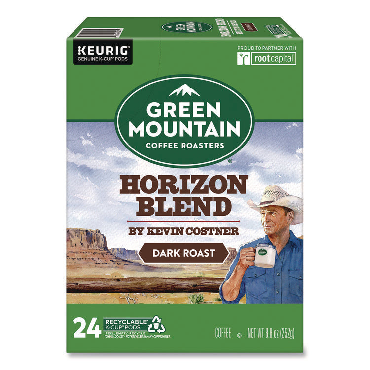 Horizon Blend by Kevin Costner Coffee K-Cups, 0.37 oz, 24/Box