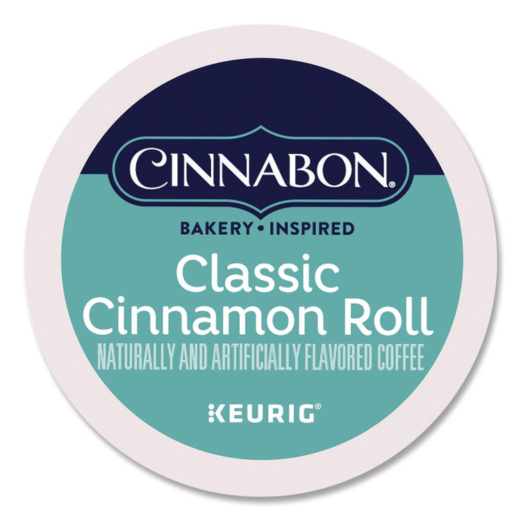 Classic Cinnamon Roll Coffee K-Cups, 0.33 oz, 48/Box