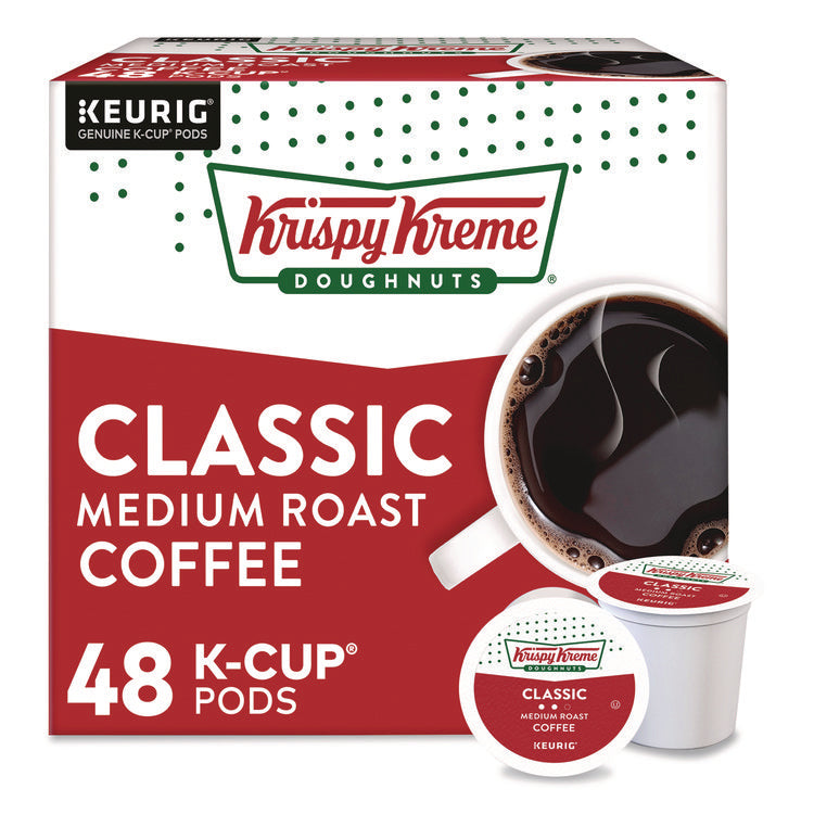 Classic Coffee K-Cups, Medium Roast, 0.33 oz, 48/Box
