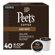 Major Dickason's Blend K-Cups, 0.44 oz, 40/Box