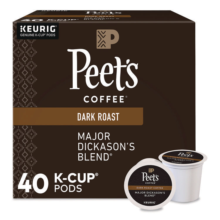 Major Dickason's Blend K-Cups, 0.44 oz, 40/Box