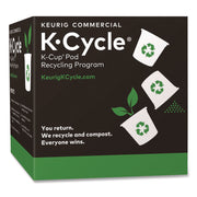 K-Cycle K-Cup Pod Recycling Station, Plastic, Black/Green/White, 5/Pack