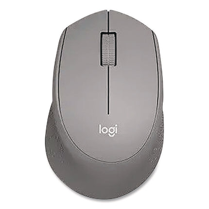 M330 SILENT PLUS MOUSE, 2.4 GHZ FREQUENCY/33 FT WIRELESS RANGE, RIGHT HAND USE, GRAY