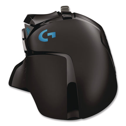 G502 HERO High Performance Gaming Mouse, USB, Left/Right Hand Use, Black