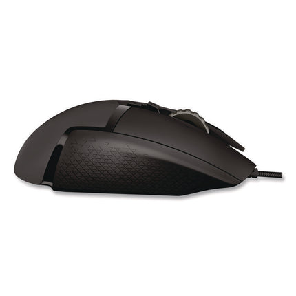 G502 HERO High Performance Gaming Mouse, USB, Left/Right Hand Use, Black