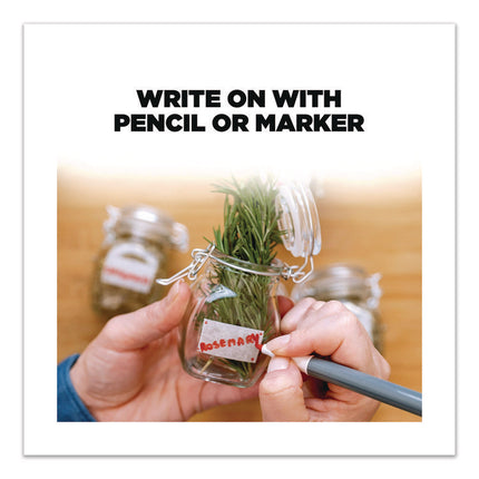 Paper Tape, 3/4" x 600", White, 2/Pack