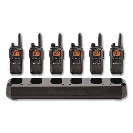 Biztalk Two-Way Business Radio Bundle, 36 Channels, 6/Pack