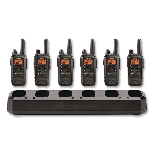 Biztalk Two-Way Business Radio Bundle, 36 Channels, 6/Pack