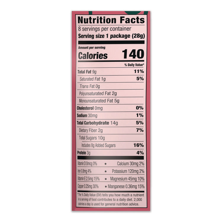 Cranberry Nut Mix, (8) 1 oz Bags