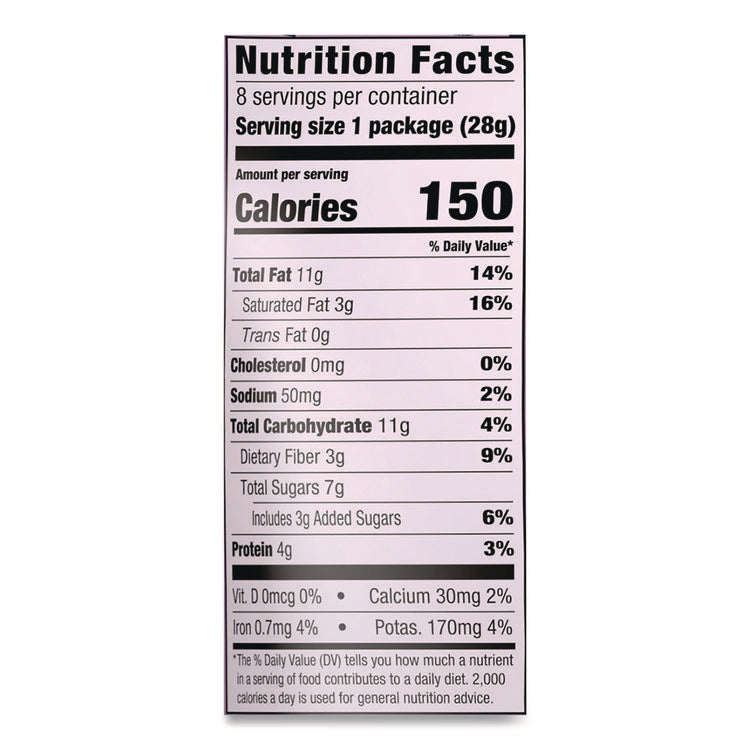 Chocolate Raisin Nut Mix, (8) 1 oz Bags