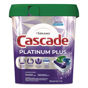 Platinum Plus ActionPacs Dishwasher Detergent Pods, Fresh Scent, 28.4 oz Tub, 52/Pack