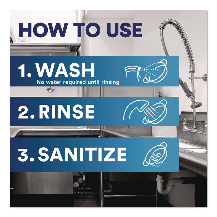 Heavy Duty Powerwash Commercial Dish Spray, Fresh Scent, 16 oz Trigger Spray Bottle