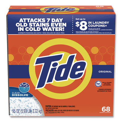 HE Laundry Detergent, Original Scent, Powder, 95 oz Box