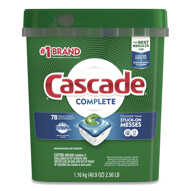 Action Pacs, Fresh Scent, 40.9 oz Tub, 78/Pack