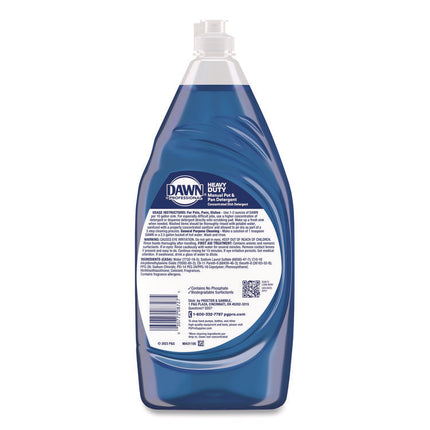 Heavy-Duty Manual Pot and Pan Dish Detergent, Original Scent, 38 oz Bottle