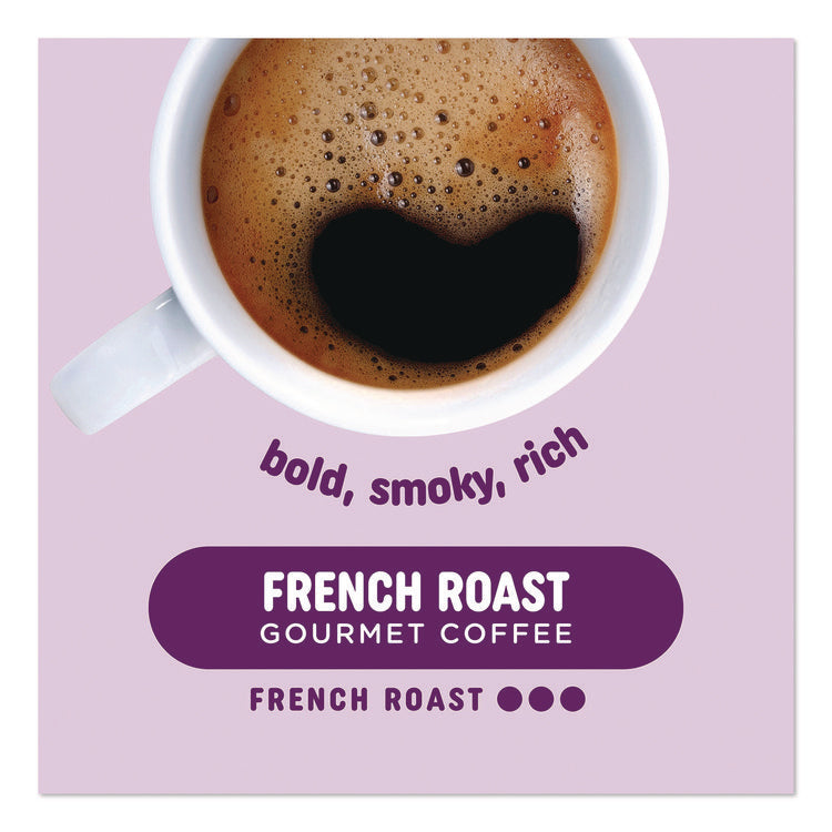 French Roast Coffee K-Cups, 24/Box, 4 Boxes/Carton