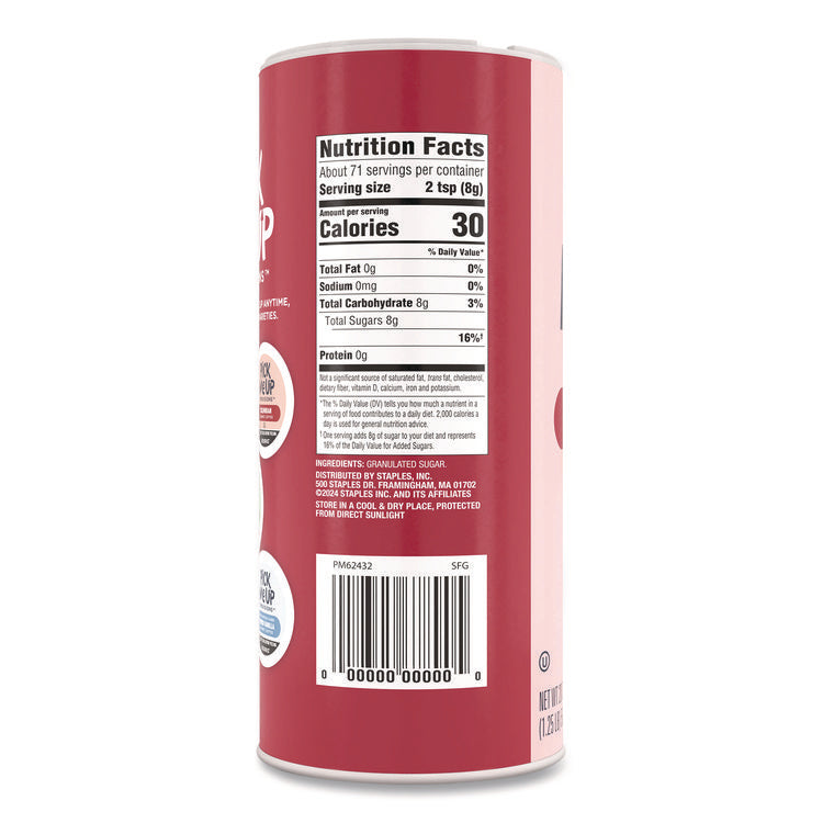 Pure Sugar, 20 oz Canister, 24/Carton