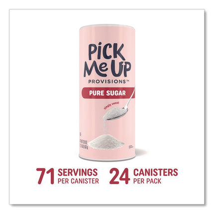 Pure Sugar, 20 oz Canister, 24/Carton