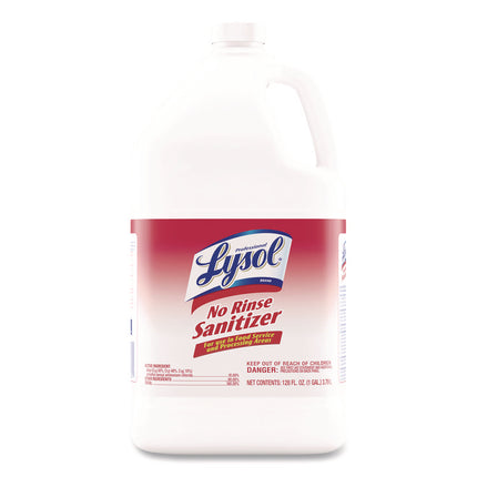 No-Rinse Sanitizer Concentrate, Unscented, 128 oz Bottle