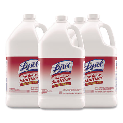 No-Rinse Sanitizer Concentrate, Unscented, 128 oz Bottle