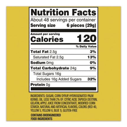 Original Fruit Chews, Assorted, 50 oz. Bag