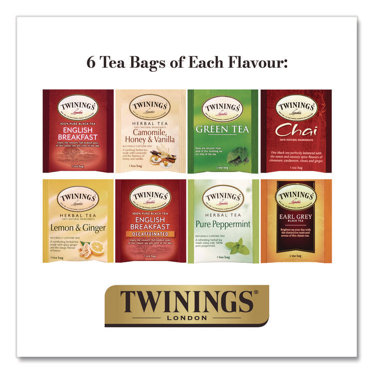 Classics Collection Assorted Tea Bags, 48/Box