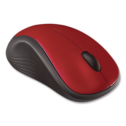 M310 Wireless Mouse, 2.4 GHz Frequency/30 ft Wireless Range, Left/Right Hand Use, Flame Red Gloss