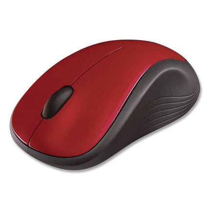 M310 Wireless Mouse, 2.4 GHz Frequency/30 ft Wireless Range, Left/Right Hand Use, Flame Red Gloss