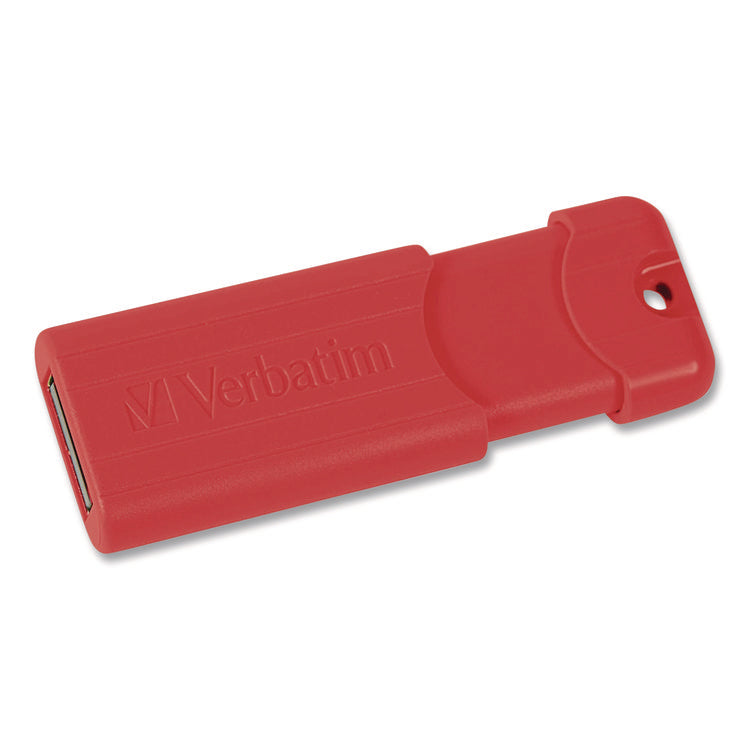 PinStripe USB 3.2 Flash Drive, 64 GB, Assorted Colors, 5/Pack