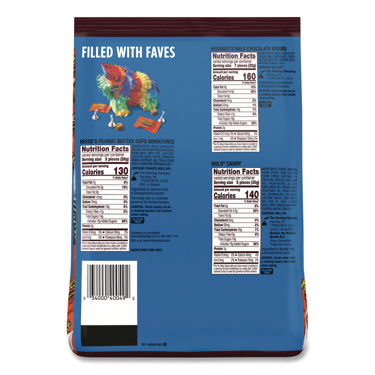 Miniatures Variety Party Pack, Assorted Milk Chocolates, 33 oz Bag