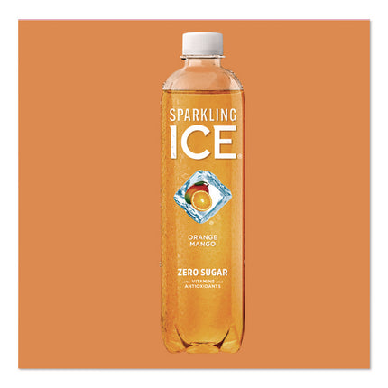 Variety Pack Sparkling Water, Cherry Limeade/Black Raspberry/Orange Mango/Kiwi Strawberry, 17 oz Bottle, 12/Pack